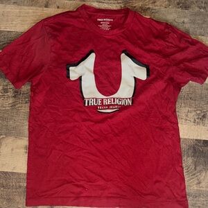 True Religion Bold Red Short Sleeve Tee